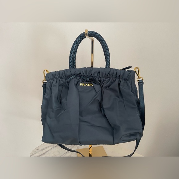 Prada Tessuto Bow Handle Bag - Picture 7 of 12